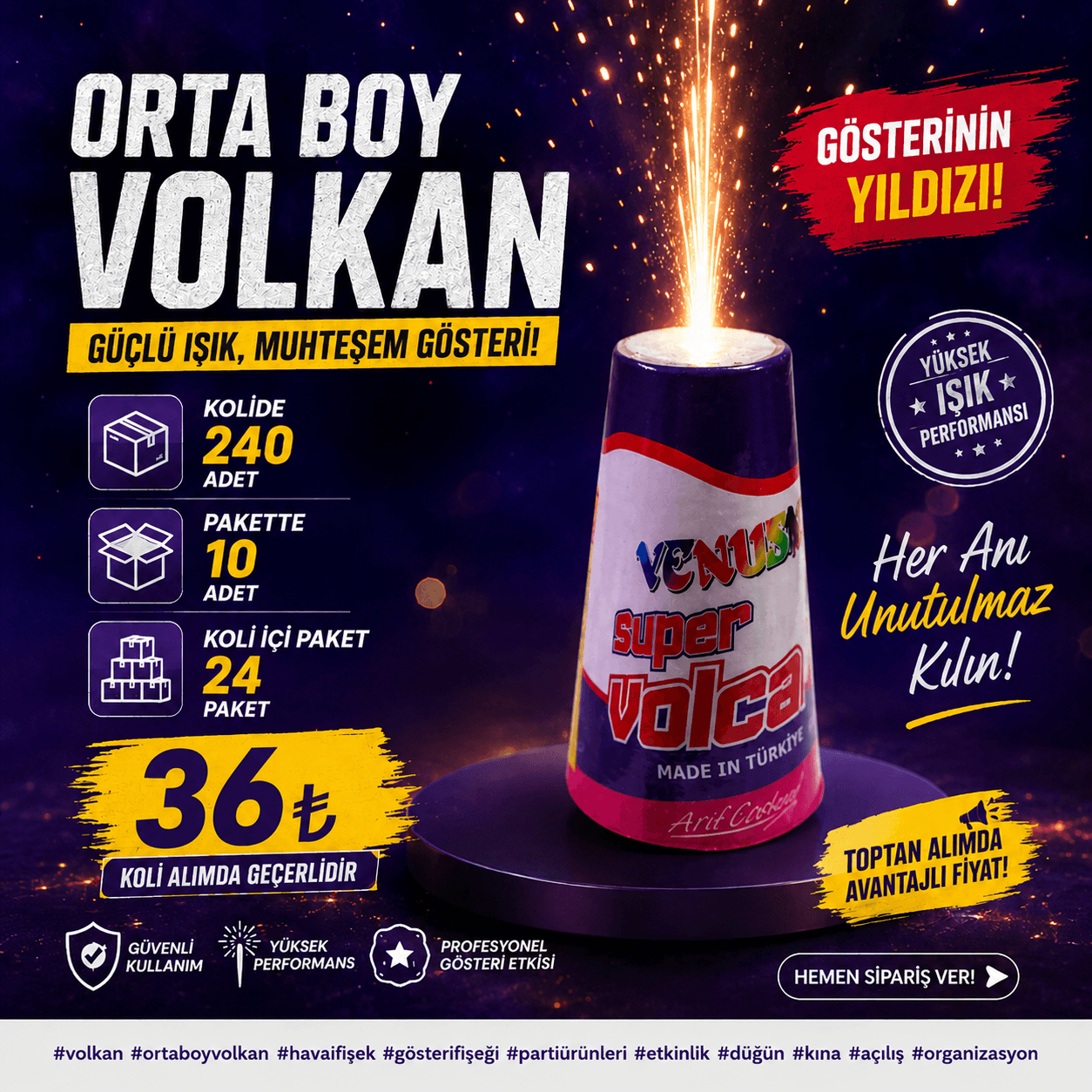 Kına Gecesi Orta Boy Volkan